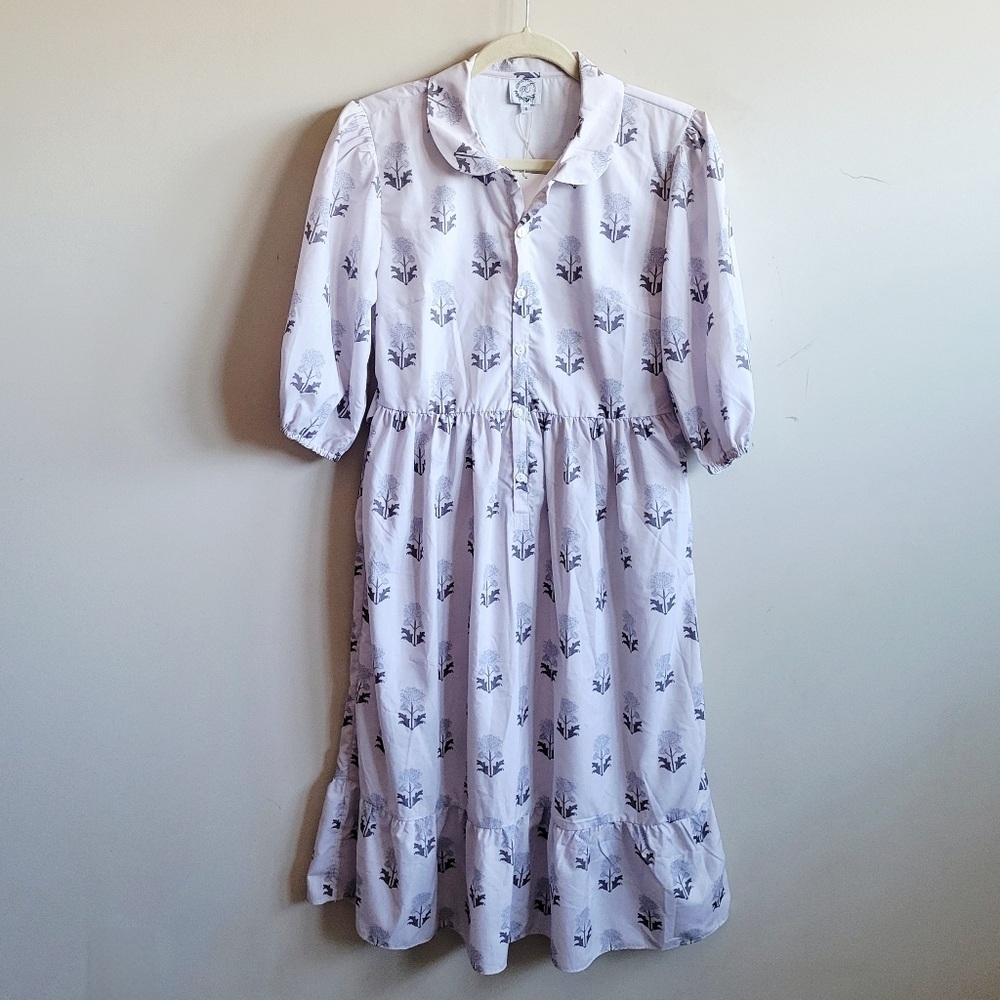 Pleasantly Smocked Co. Floral Dress